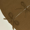 Close up view of Simple Linen Tree Skirt 