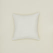 Simple linen pillow in ivory