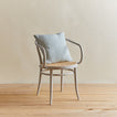 Simple linen pillow in sky