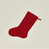 Simple Linen Stocking - Red