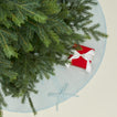 Simple linen tree skirts in sky
