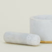 Close up View of Simple Marble Mortar and Pestle