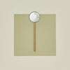 Simple Metal Flat Slotted Spoon - Brass