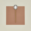 Simple Metal Slotted Spoon - Brass