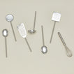 Simple metal kitchen utensil set