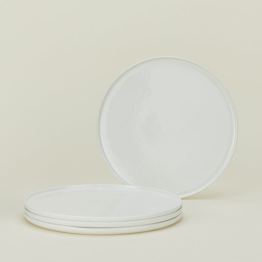 Simple Porcelain Dinner Plate, Set of 4