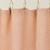 Simple Waffle Shower Curtain - Blush