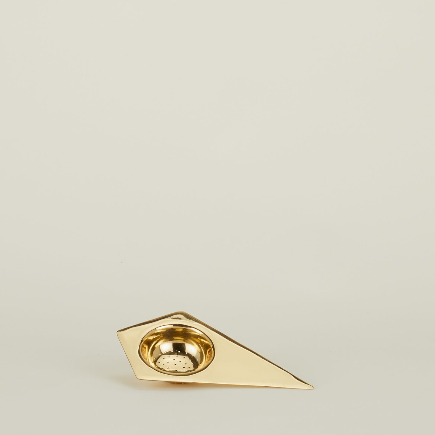 Brass tea strainer