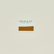 Soch & Co. frayed linen ribbon in gold