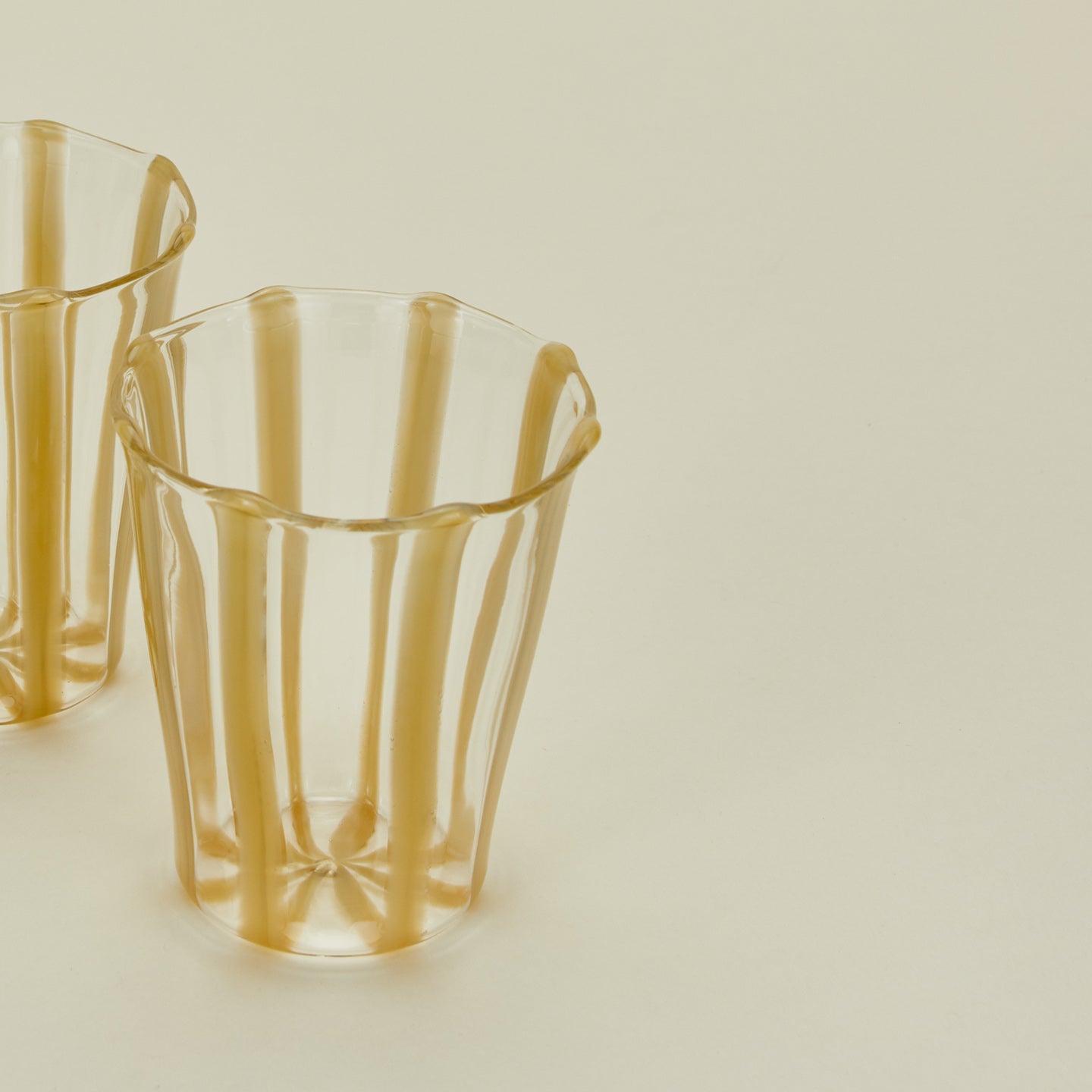 Close up view of Sophie Lou Jacobsen La Verre glassware in petiti