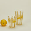 Sophie Lou Jacobsen La Verre glassware with orange