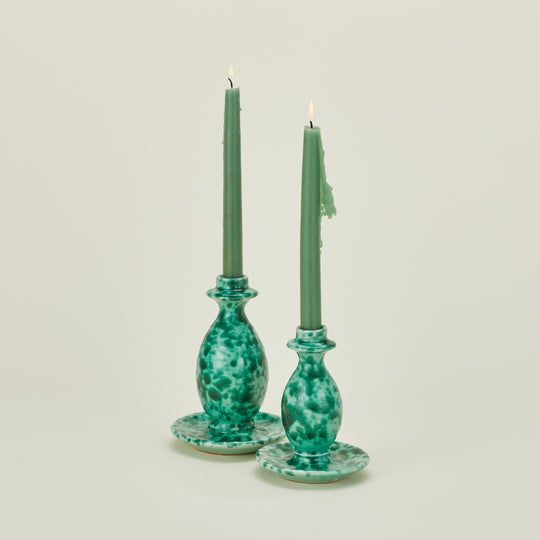 Splatter Candle Stick - Sage/Green