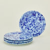 Splatter Dinner Plate, Set of 4 - Sky/Cobalt