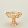 Splatter Footed Bowl - Ivory/Bronze
