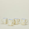 Splatter Mug, Set of 4 - White/Ivory