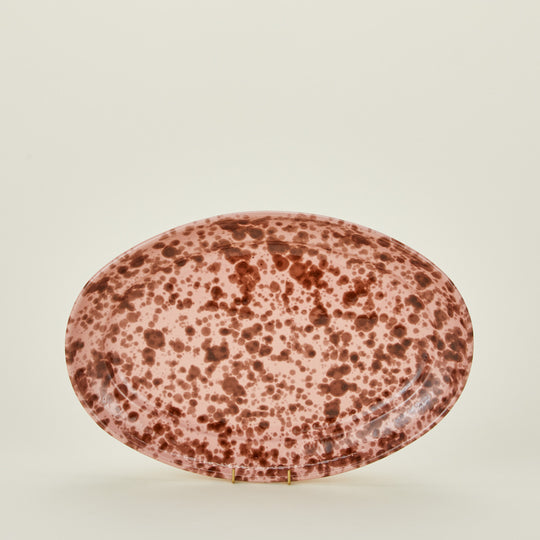 Splatter Serving Platter - Blush/Terracotta