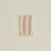 Tell Me More leon striped napkin folded.