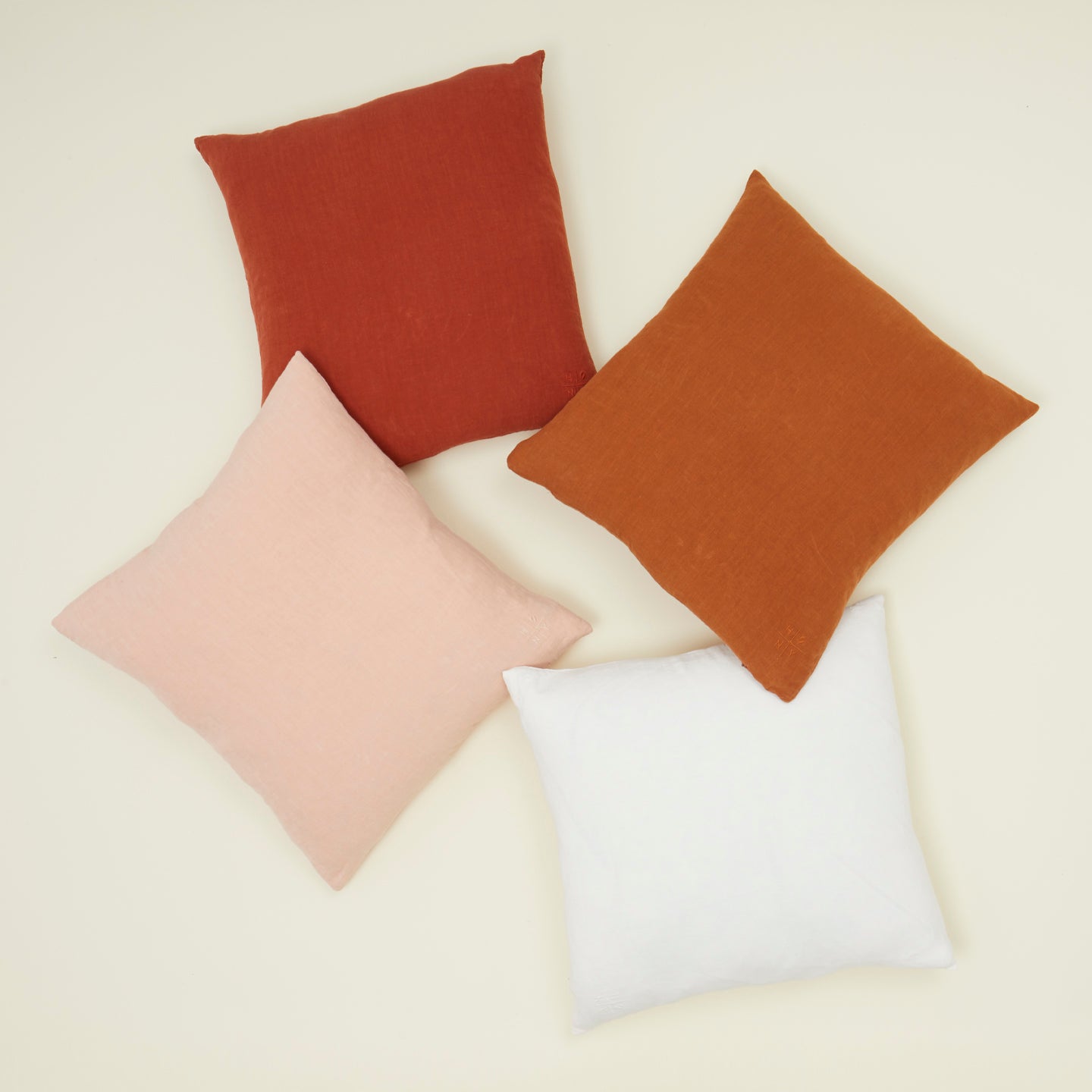 Simple Linen 18x18 Pillow - Petal