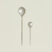 The collective forged pewter stir spoons, set of 2