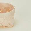 Close up view of small Verso bread basket
