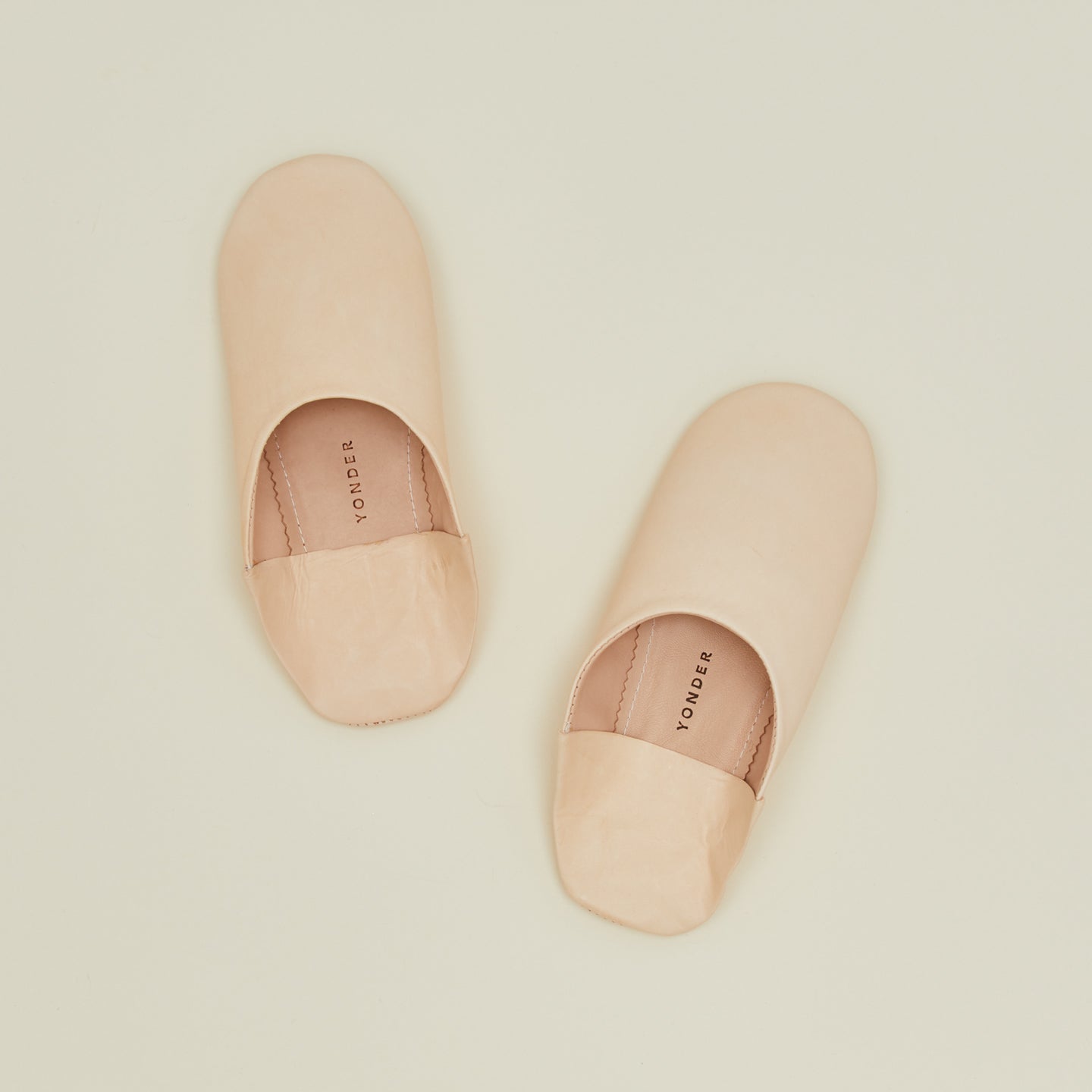 Handmade Suede Slippers in natural