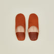 Handmade Suede Slippers in toffee