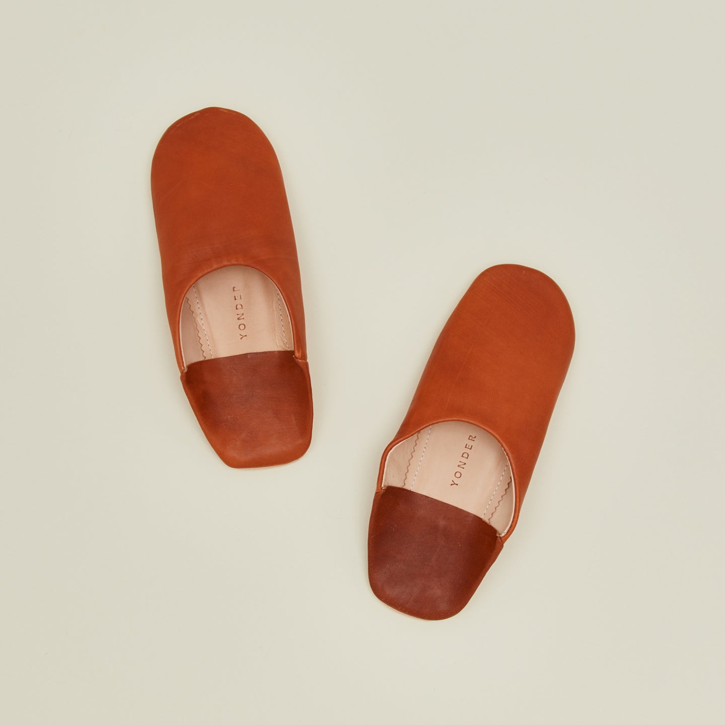 Handmade Suede Slippers in toffee