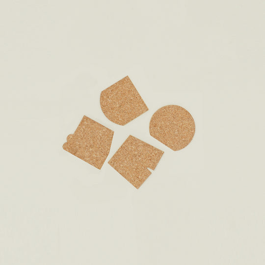 Cork Coasters, Set of 4