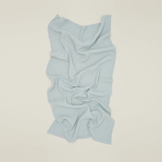 Simple Waffle Towel - Sky