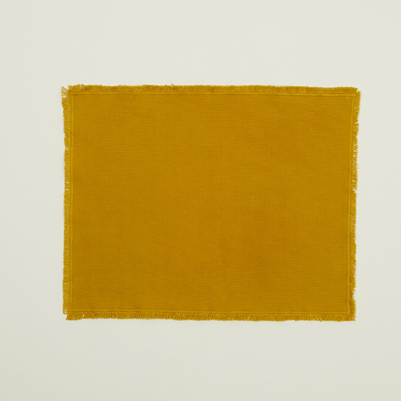 Essential Cotton Placemats - Mustard