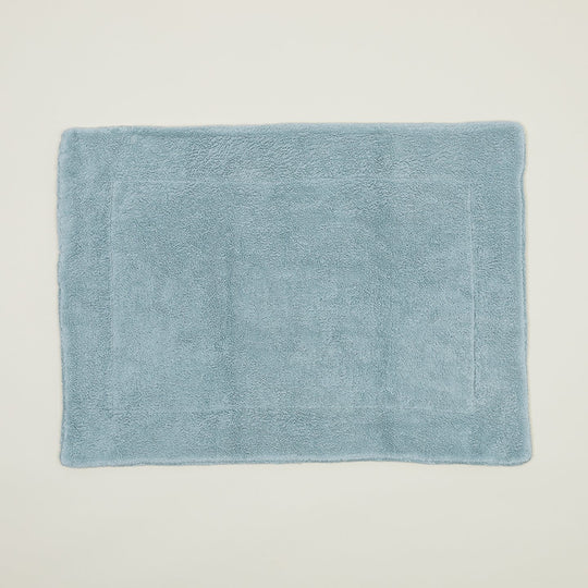 Simple Terry Bath Mat - Sky