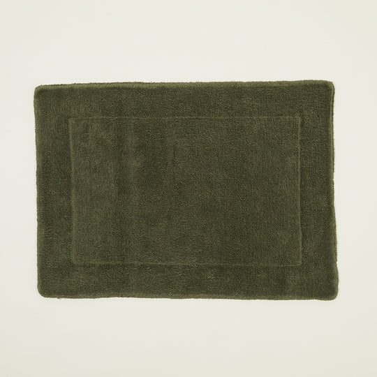 Simple Terry Bath Mat - Olive