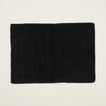 Simple Terry Bath Mat - Black