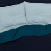 Simple Linen Flat Sheet - Peacock
