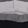 Simple Linen Pillowcases, Set of 2 - Black