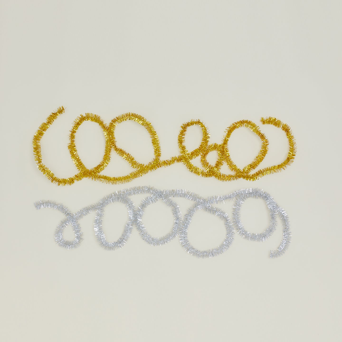 Tinsel Garland - Silver