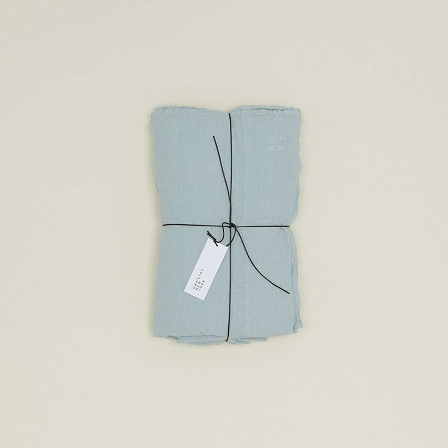 Simple Linen Flat Sheet - Sky