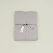 Simple Linen Quilt - Light Grey