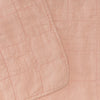 Simple Linen Quilt - Blush