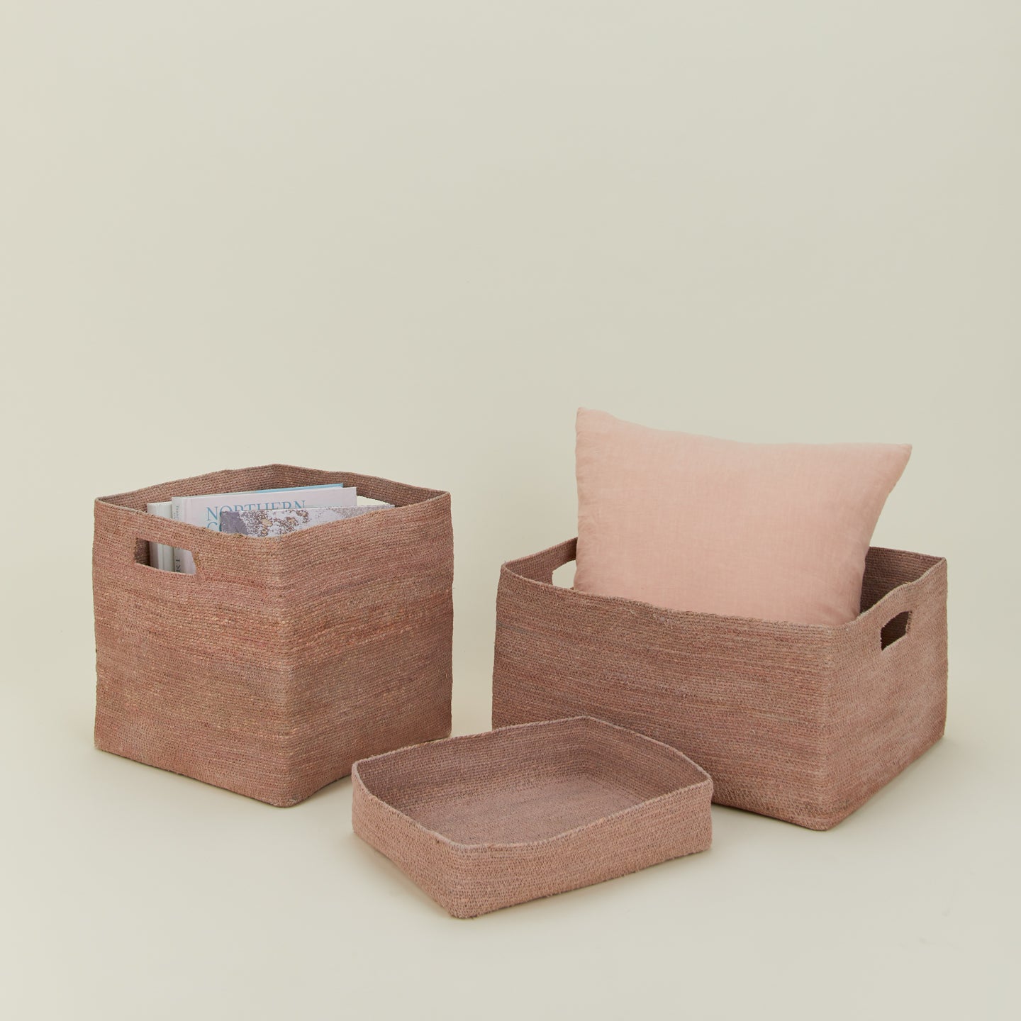 Essential Square Basket - Blush