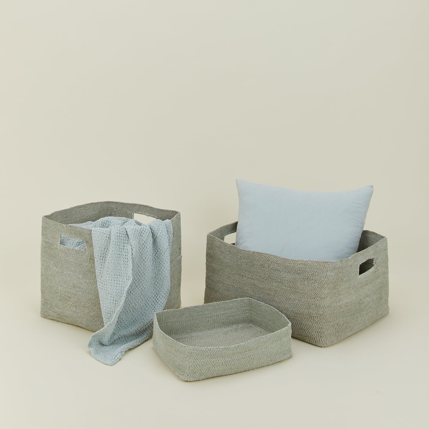 Essential Low Basket - Sky