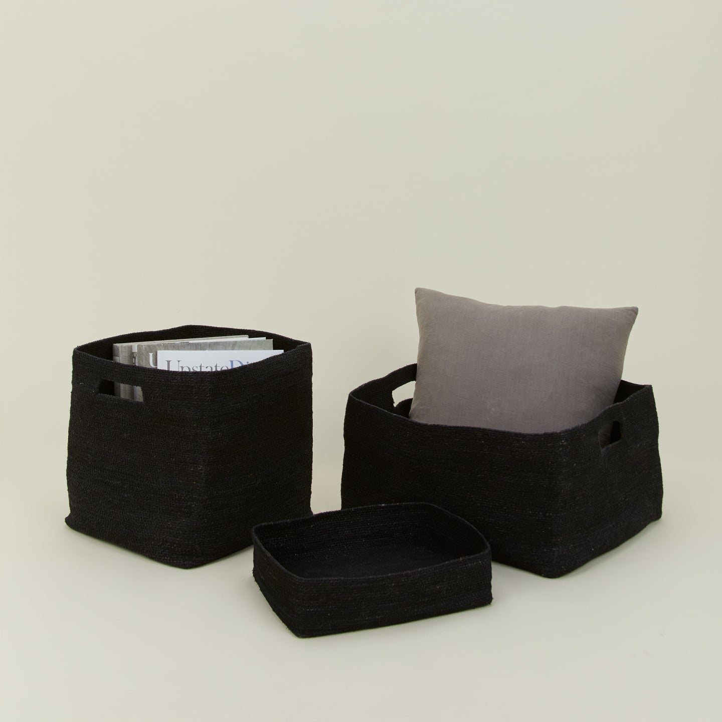 Essential Low Basket - Black