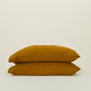 Simple Linen Pillowcases, Set of 2 - Bronze