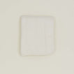 Simple Linen Quilted Throw - Ivory