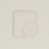 Simple Linen Quilted Throw - Ivory