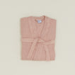 Simple Waffle Bathrobe - Blush
