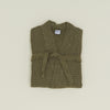 Simple Waffle Bathrobe - Olive