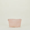 Simple Linen Zipper Pouch - Blush