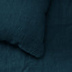Simple Linen Euro Sham - Peacock