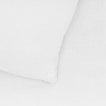 Simple Linen Euro Sham - White